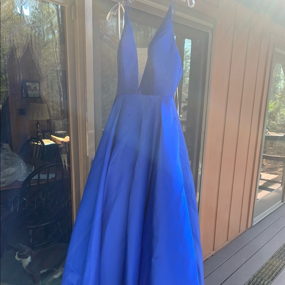 Royal Blue Ballgown Prom dress